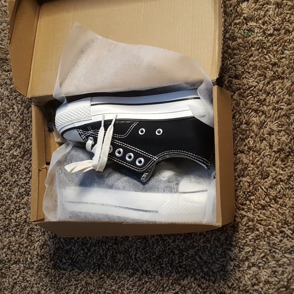 Black Platform Sneakers